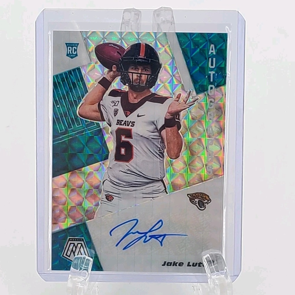 2020 Panini Mosaic - Rookie Autographs Mosaic Jake Luton #RA57 (AU, RC)